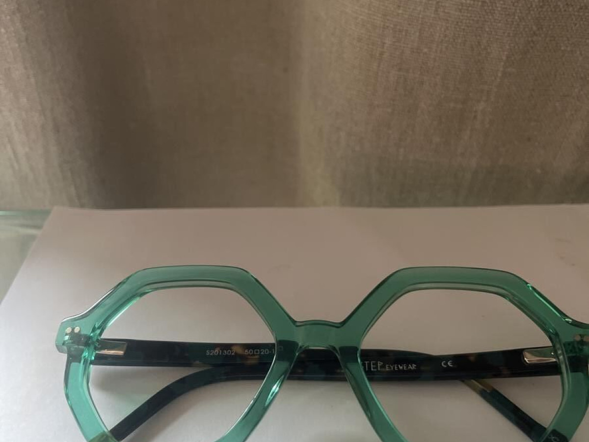 Step eyewear monture verte octogonale taille M - s2013025020140 4.4cms&curren;13cms