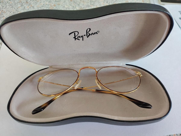 Monture Ray-Ban marron et or - RAM4770AC 140 RC009 47&curren;21