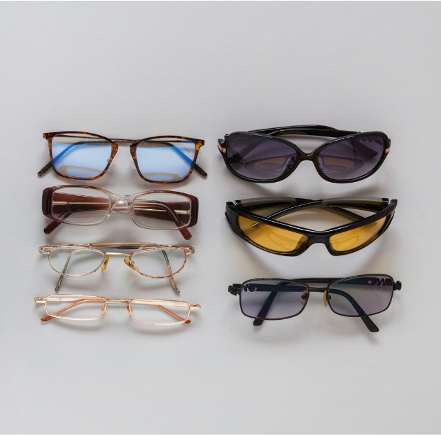 Different types of corrective lenses